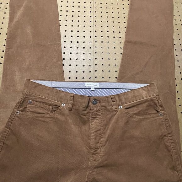 Peter Millar Pants 36x33 Brown Superior Soft Corduroy Five-Pocket Pant Trouser - Picture 3 of 10